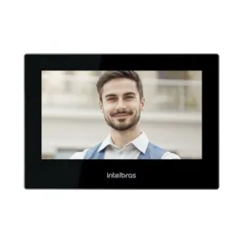 TERMINAL INTERNO V�DEO PORTEIRO  TVIP 2220 W 7 PRETO