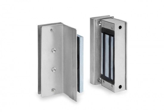 FECHADURA INTELBRAS ELETROÍMÃ FE 150 COM CONJUNTO DE SUPORTES DE FIXAÇÃO KT 753 INOX