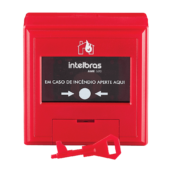 ACESSÓRIOS INCÊNDIO INTELBRAS ACIONADOR MANUAL ENDEREÇAVÁVEL AME 520