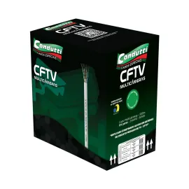 CABO CFTV 24AWG  4 PARES 300 METROS PRETO CAIXA