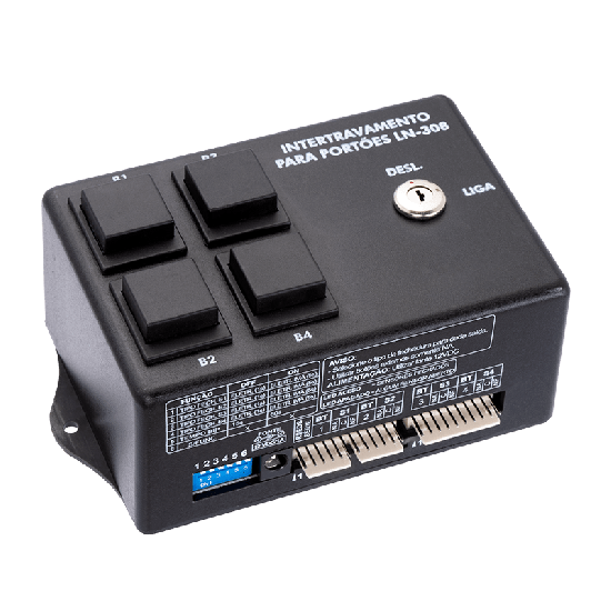 CONTROLE DE ACESSO NICE MÓDULO DE INTERTRAVAMENTO PARA PORTÕES