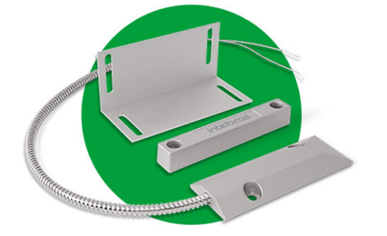 SENSORES INTELBRAS SENSOR MAGNÉTICO DE ABERTURA COM FIO XAS PORTA DE AÇO SP