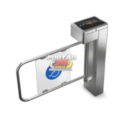 CATRACA IDBLOCK INOX PNE PROX 13,56 KHZ + BIOMETRIA SEM URNA