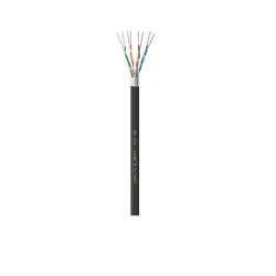 CABO LAN CAT 5E CMX 4PX24AWG BLINDADO PRETO BOBINA 305M