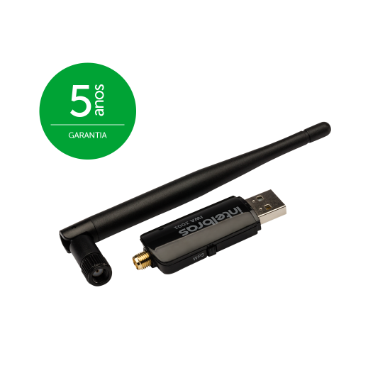 ADAPTADORES USB INTELBRAS WIRELESS COM ANTENA EXTERNA IWA 3001